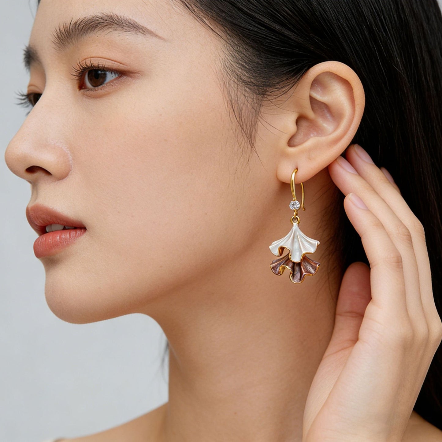 Women's Purple Tassel High-grade Light Luxury Ear Rings