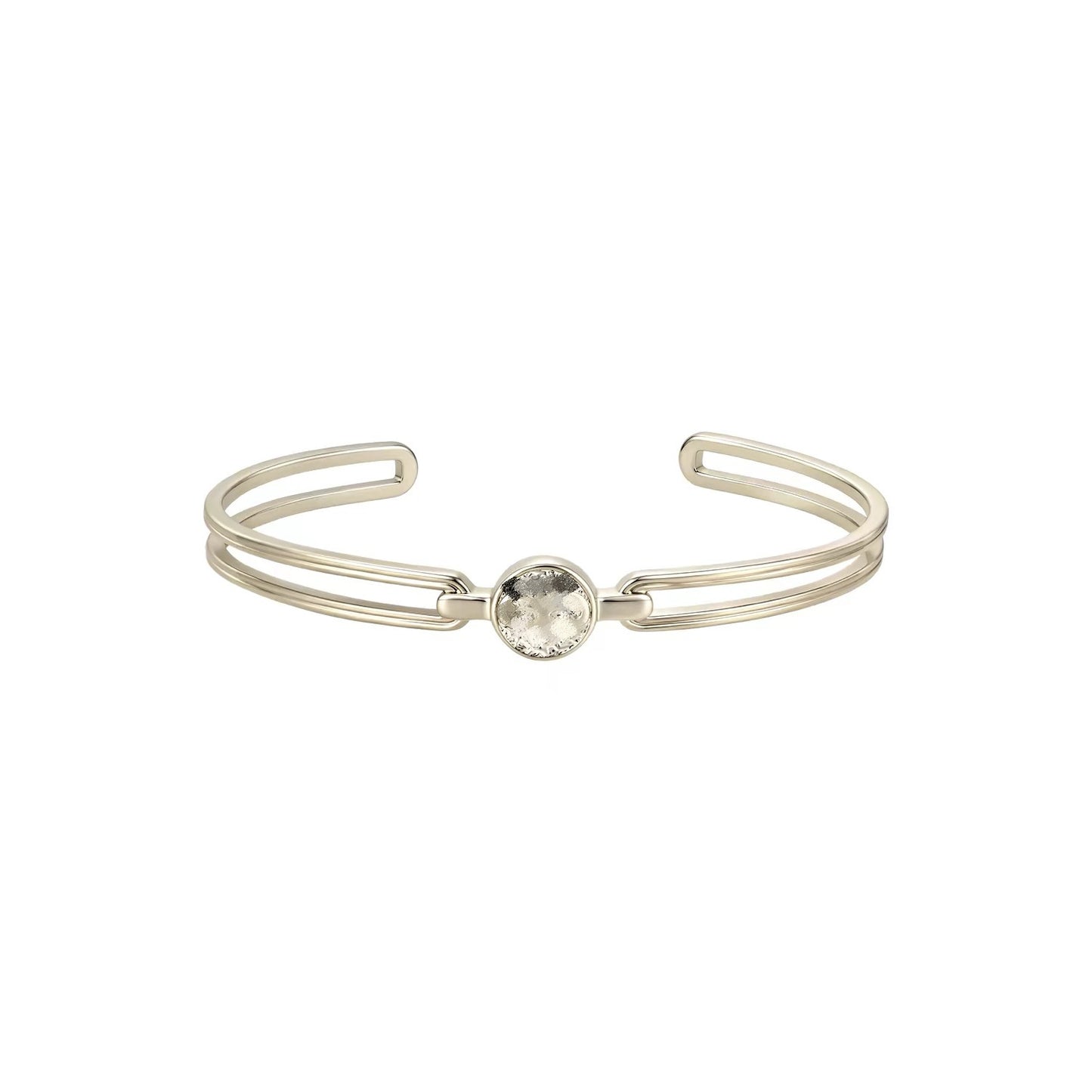 Flower-de-luce Embossed Coin Female Light Luxury Design Bracelets