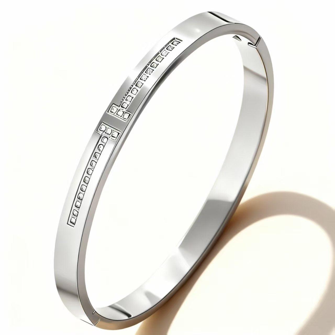 Titanium Steel Female Diamond High-grade Stainless Bracelet