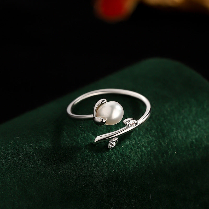 Exquisite Versatile Light Luxury High Sense Design Simple Daily Commuter Ring