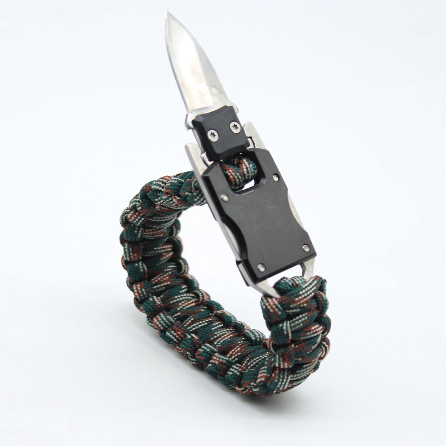 Stainless Steel Knife Buckle Transformers Umbrella Rope Braided Bracelets