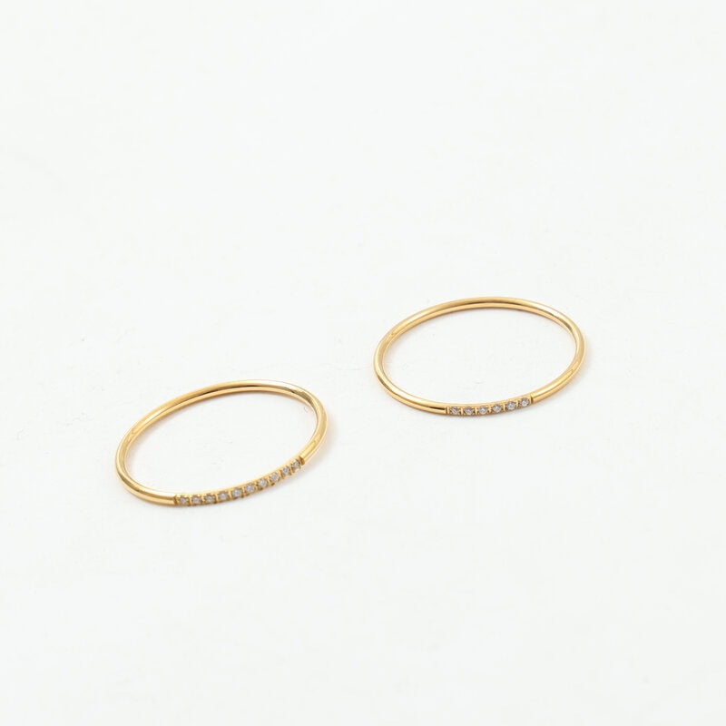 Women's Diamond Simple Elegant Basic Fine Titanium Bracelet