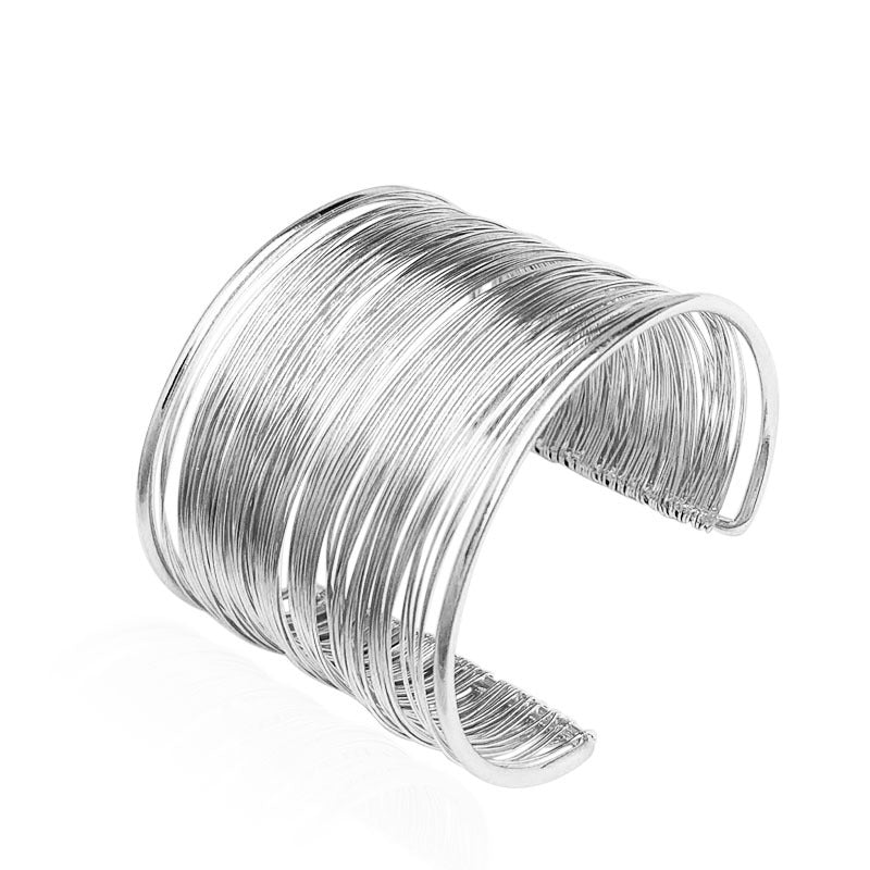 Personalized Fashion Alloy Armband Iron Wire Sheet Coiling Bracelet