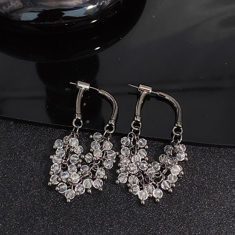 Boucles d'oreilles élégantes, grandeur de personnalité, oreilles avant et arrière, haut sens