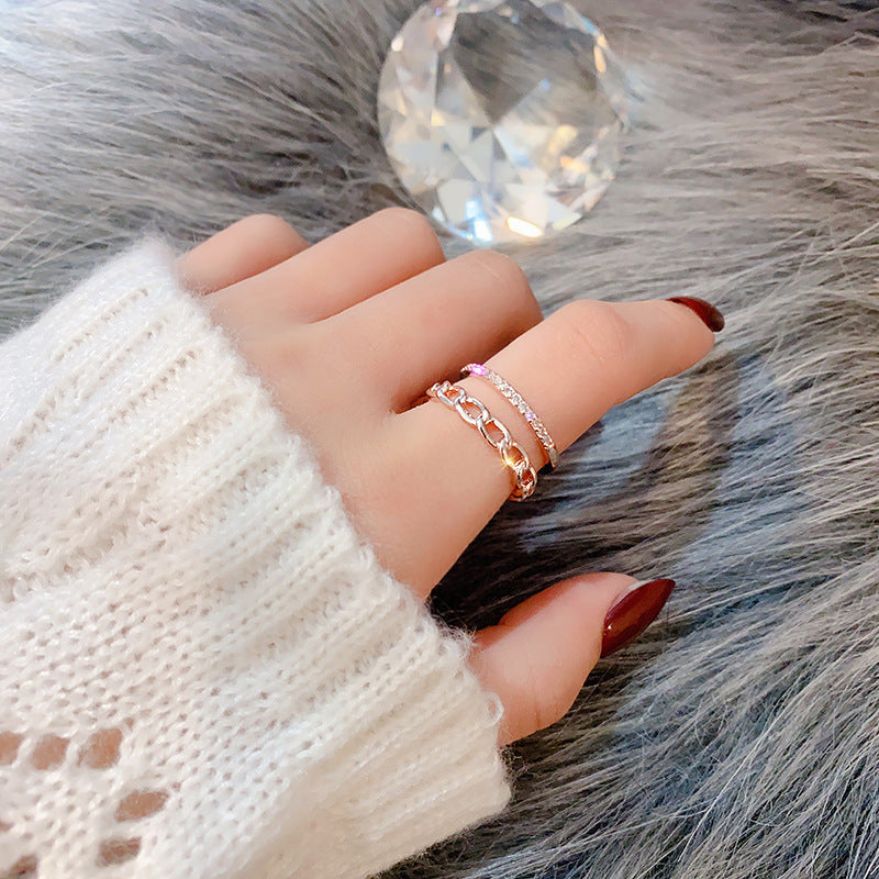 Clearance Vintage Creative Heart Hollow Butterfly Rings