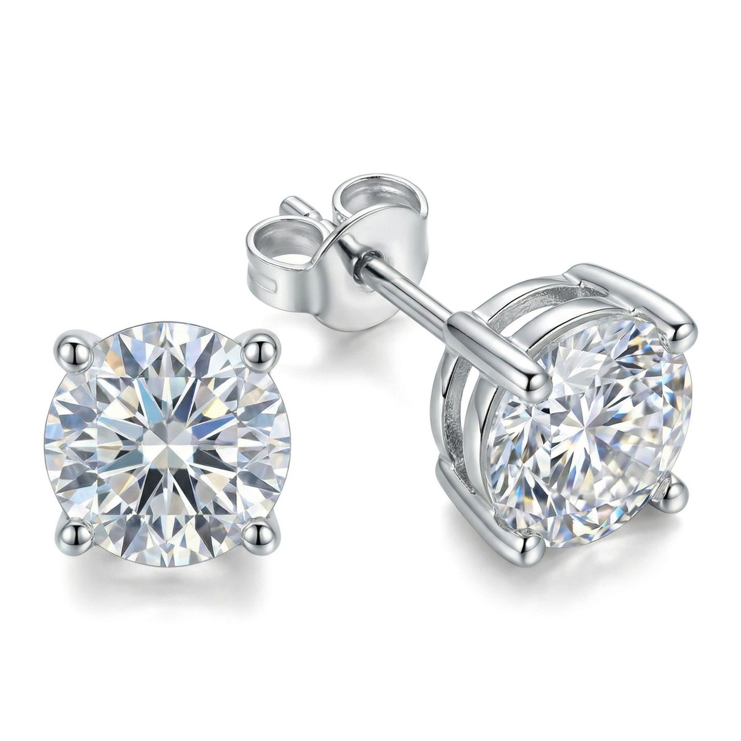 Women's & Men's Material Finely Inlaid Niche High Sense Basic Stud Earrings
