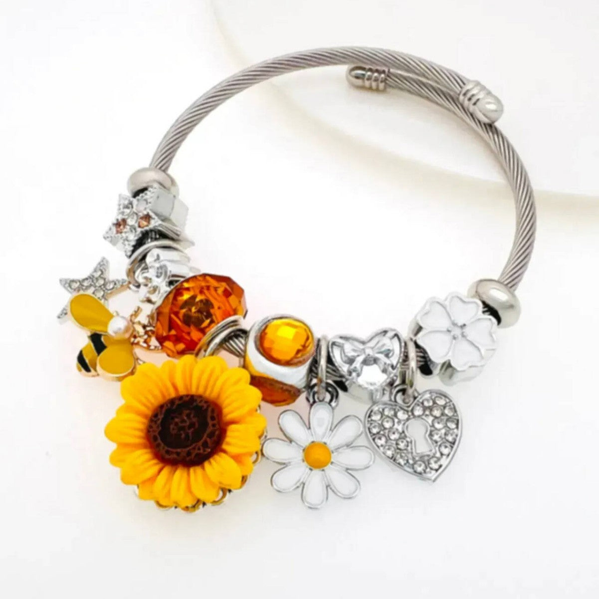 Daisy Flowers Openings Fashion High Sense Niche Bracelet