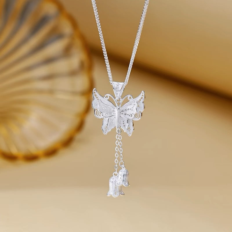 Women's Tassel For Chinese Ancient Style High Sense Necklace