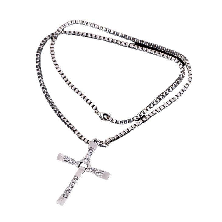 Elegant Speed And Passion Cross Toledo Necklaces