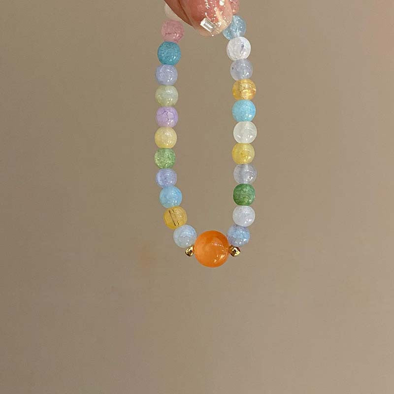 Women's Salt Ice Small String Rich Flower Fashionable Temperamental Good-looking Carrying Bracelet