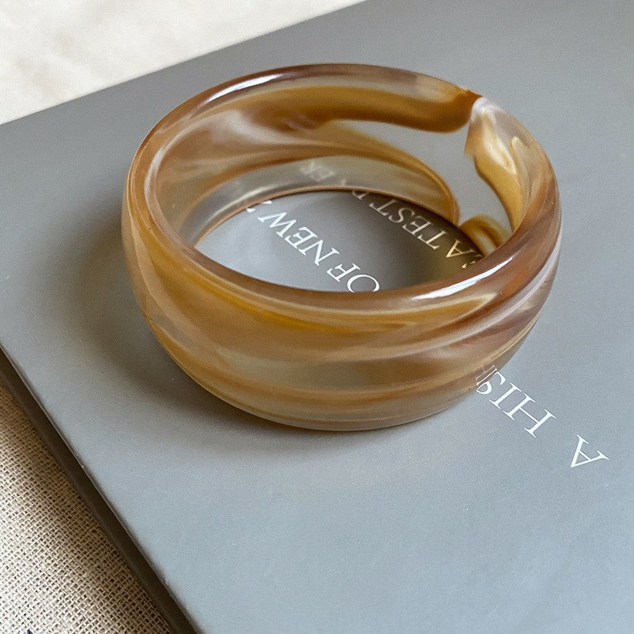 Irregular Resin Mori Style Simple Commute Light Bracelets