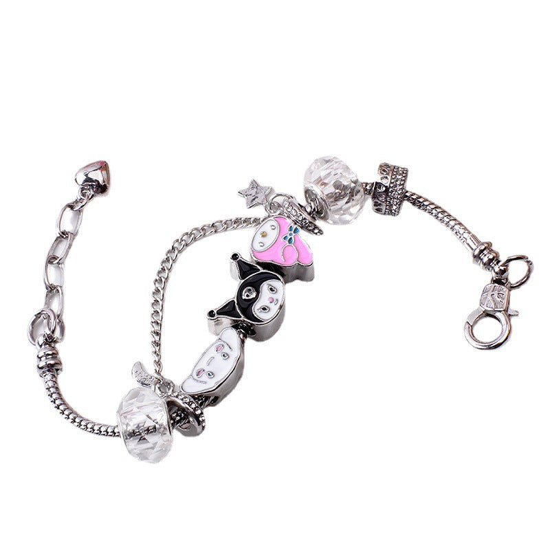 Clow Cartoon Cute Beaded Snake Bone Bracelets