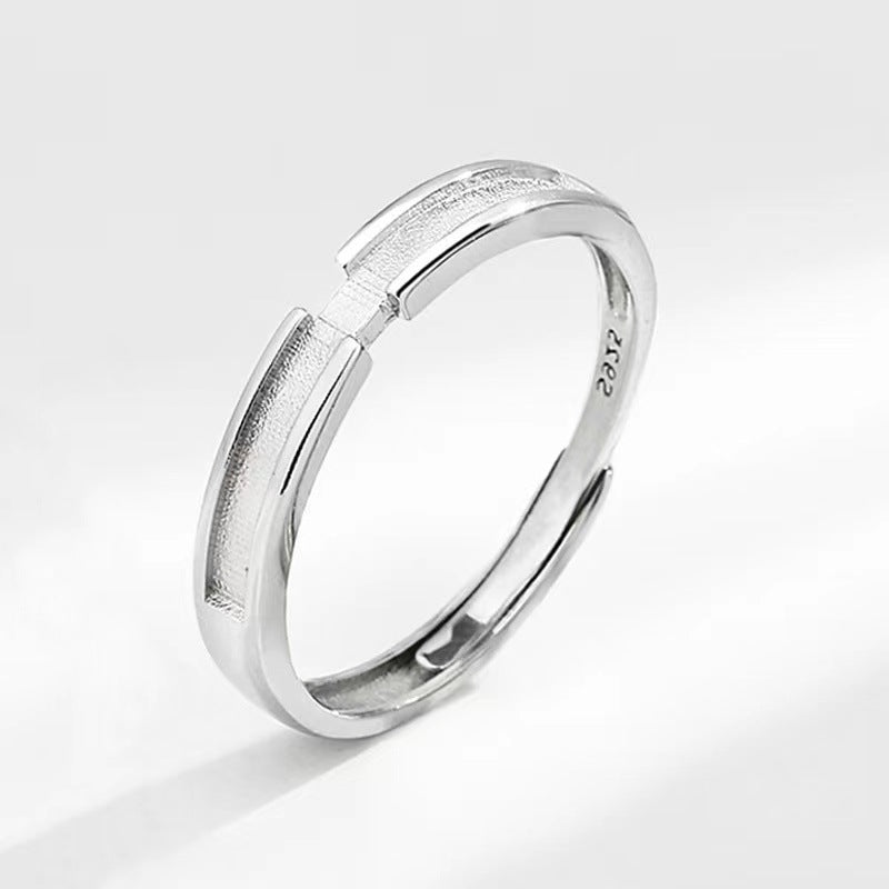 Women's & Men's Pair Design Light Luxury Gift For Confession Girlfriend Rings