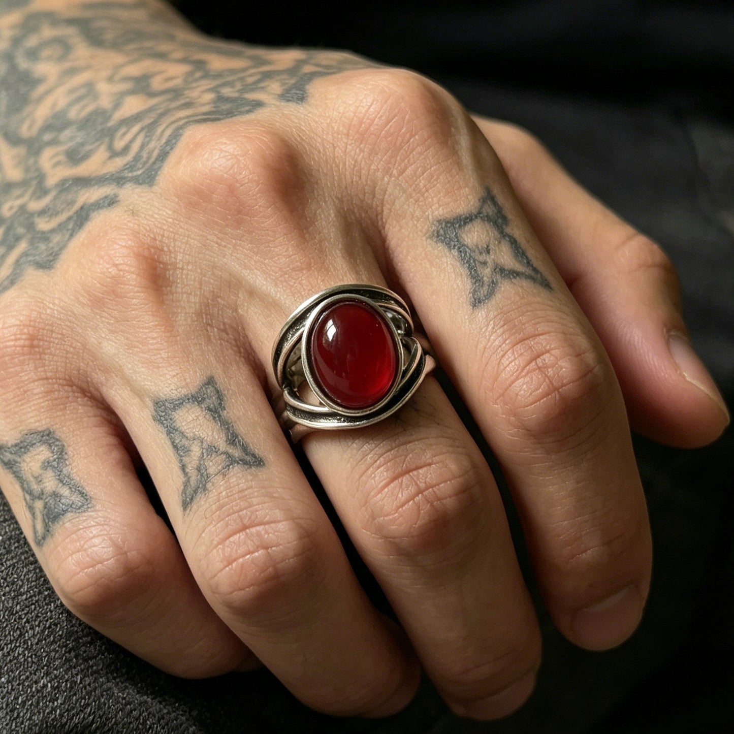 Men's & Women's Fashion Skull Dragon Retro Punk Single Rings