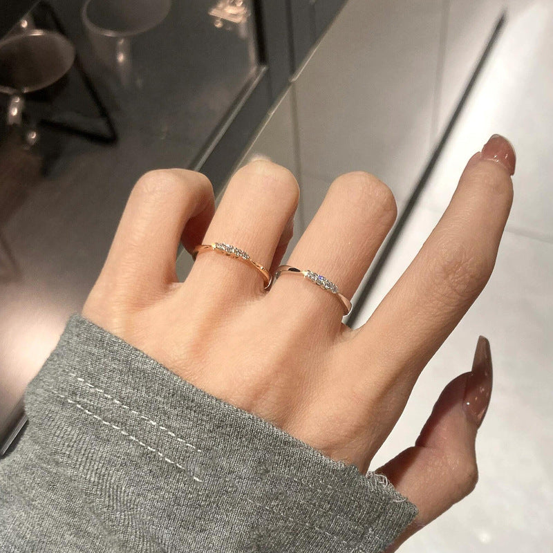 Women's Luxury Simplicity Style Korean High Sense Ring