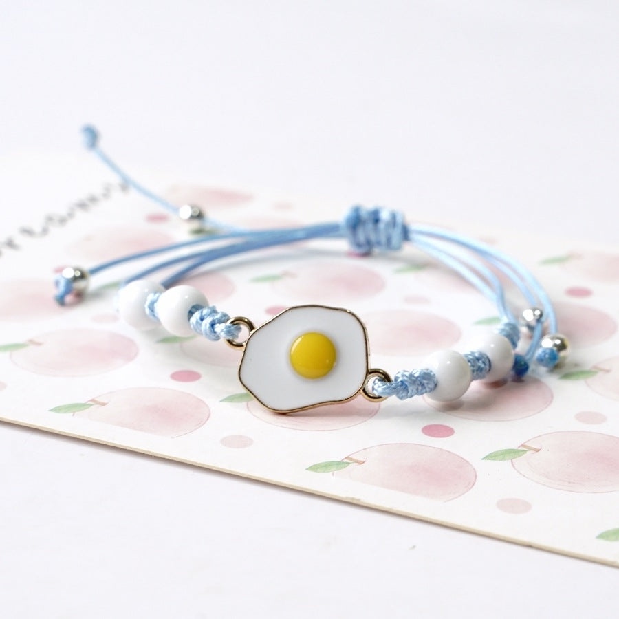 Mori Poached Egg Girlfriends Couple Pair Bracelets