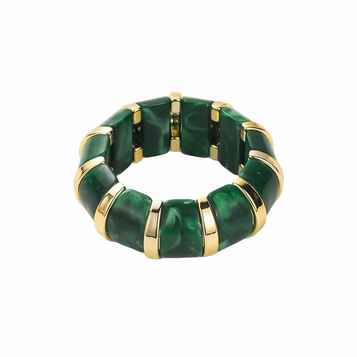 Fashion Exaggerated Geometry Irregular Resin Beaded Bracelet