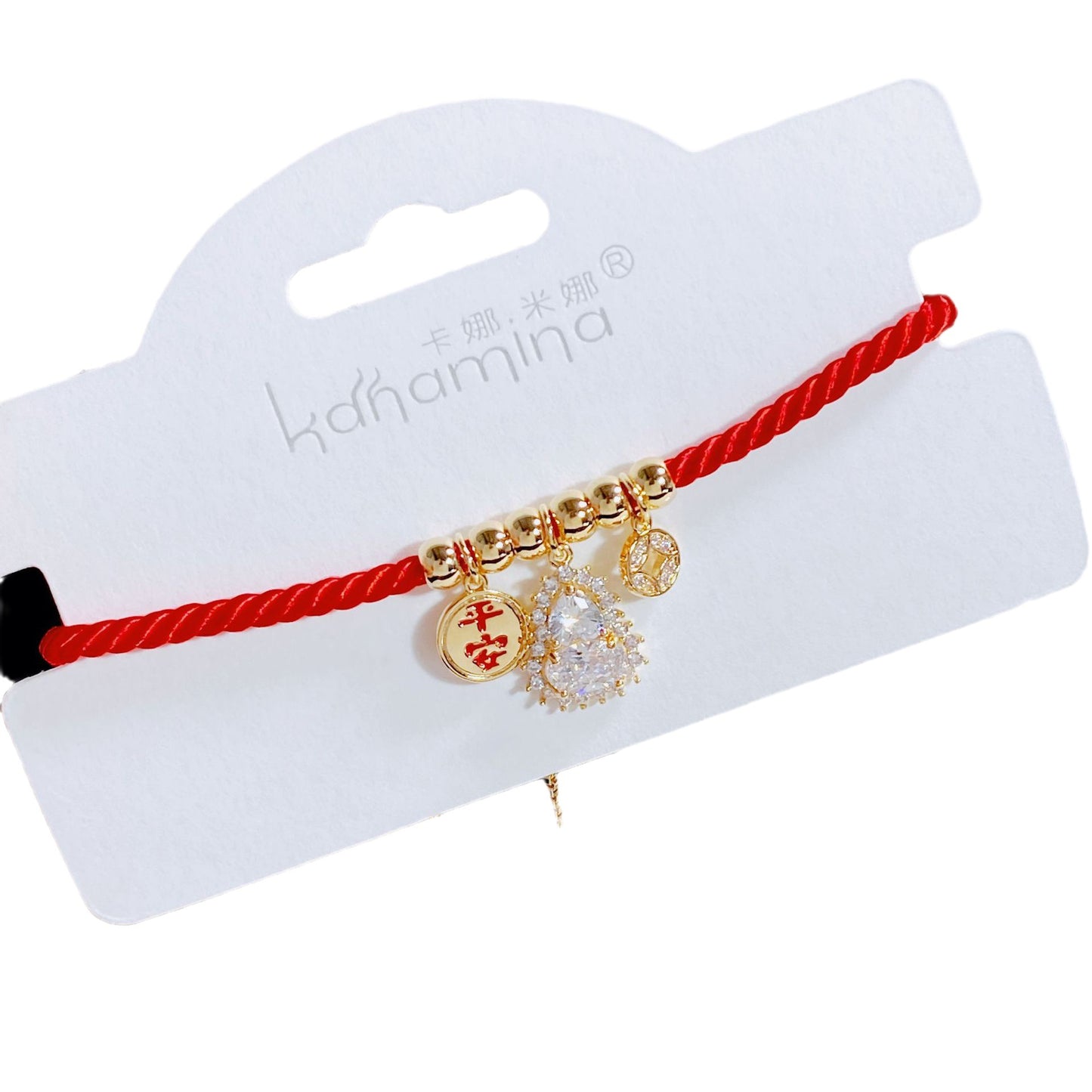 Red Rope Drawstring Fashion Life Woven Bracelets