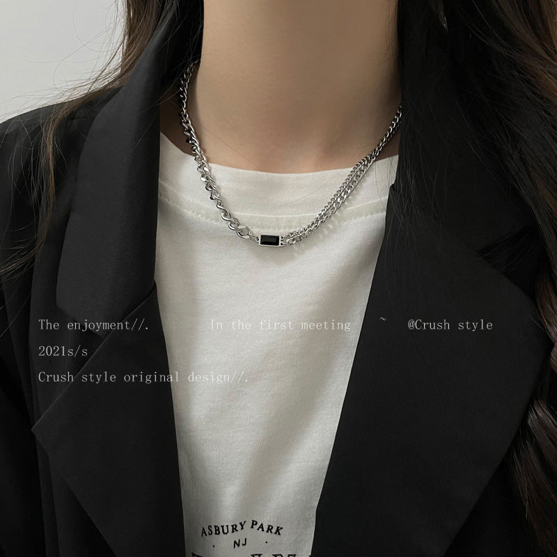 Punk Versatile Personality Disco Accessories Cold Necklaces