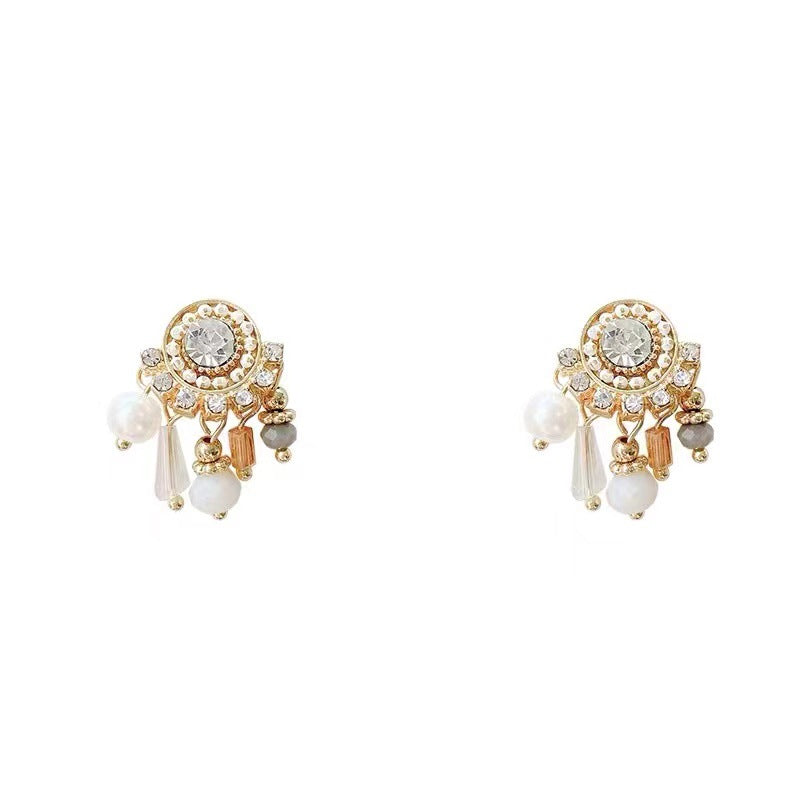 Women's Retro Style Fashionable High-grade Temperament French Earrings