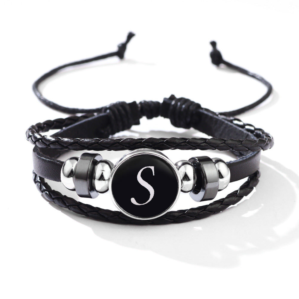 Classic Simple English Letter Personality Fashion Bracelets