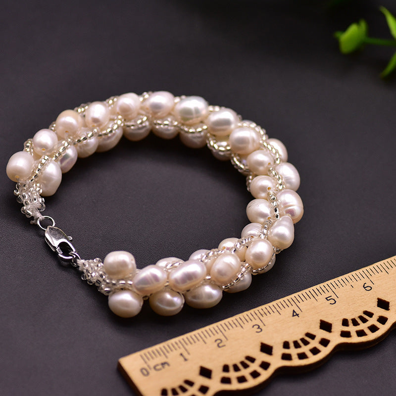 Pearl Natural Design Light Luxury Minority High-grade Bracelets