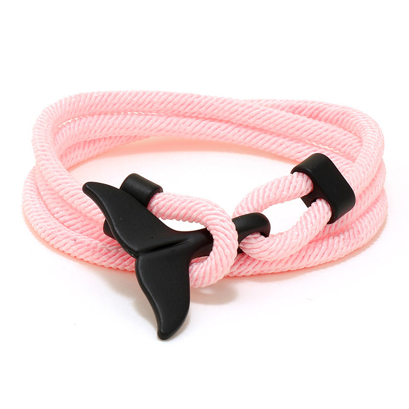 Style Whale Tail Personality Life Paar Armbänder