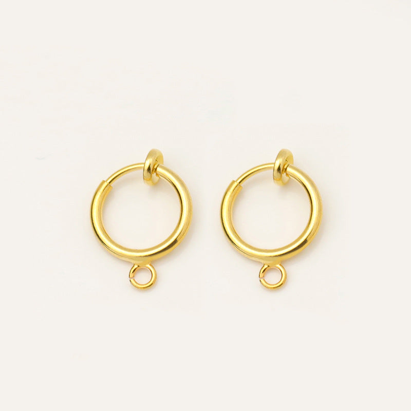 Korean Style Circle Personalized Simple Round Ear Clip