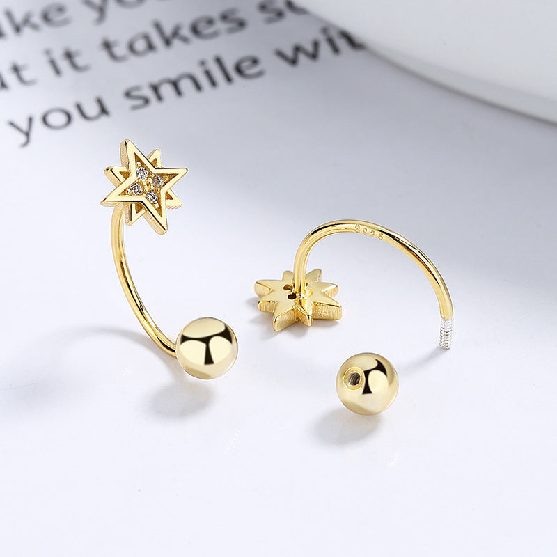 Women's Thread Korean Fashion Minimalist Style Ear Rings