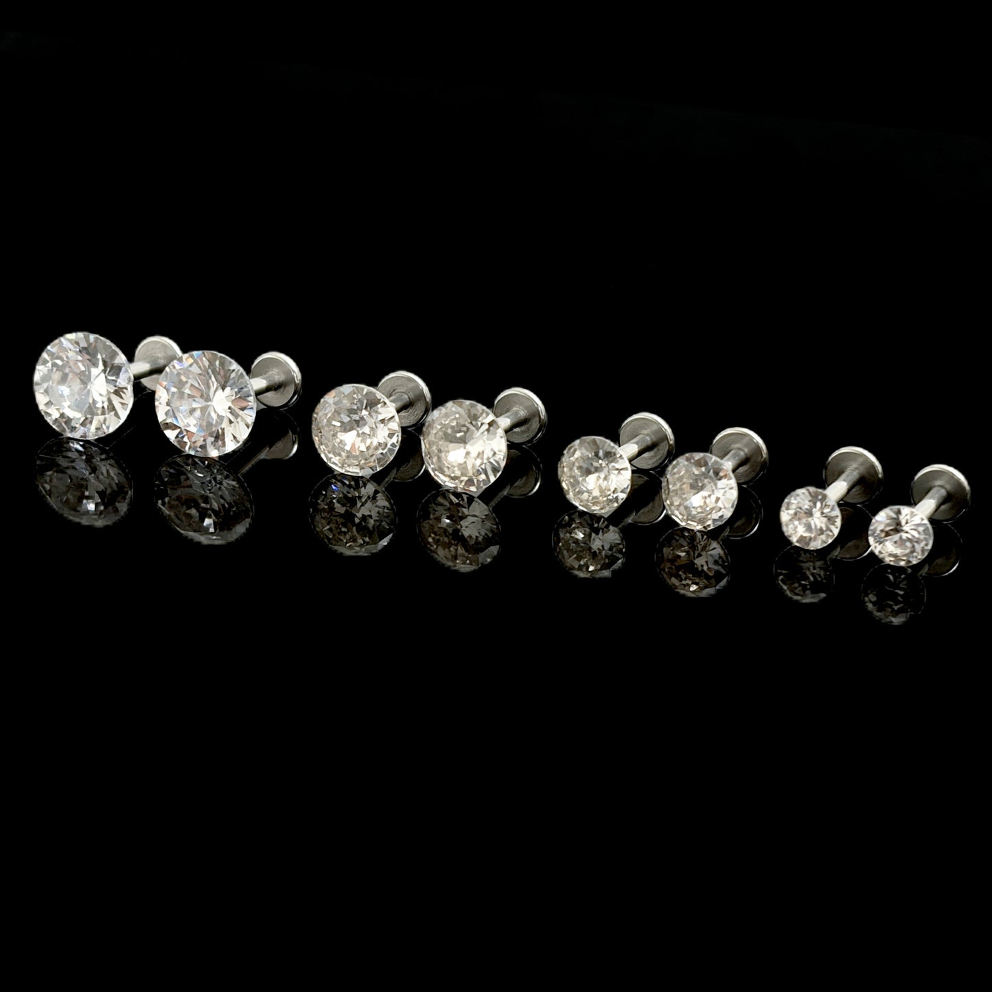 Screw Titanium Steel Ear Bone Sweet Cool Stud Earrings
