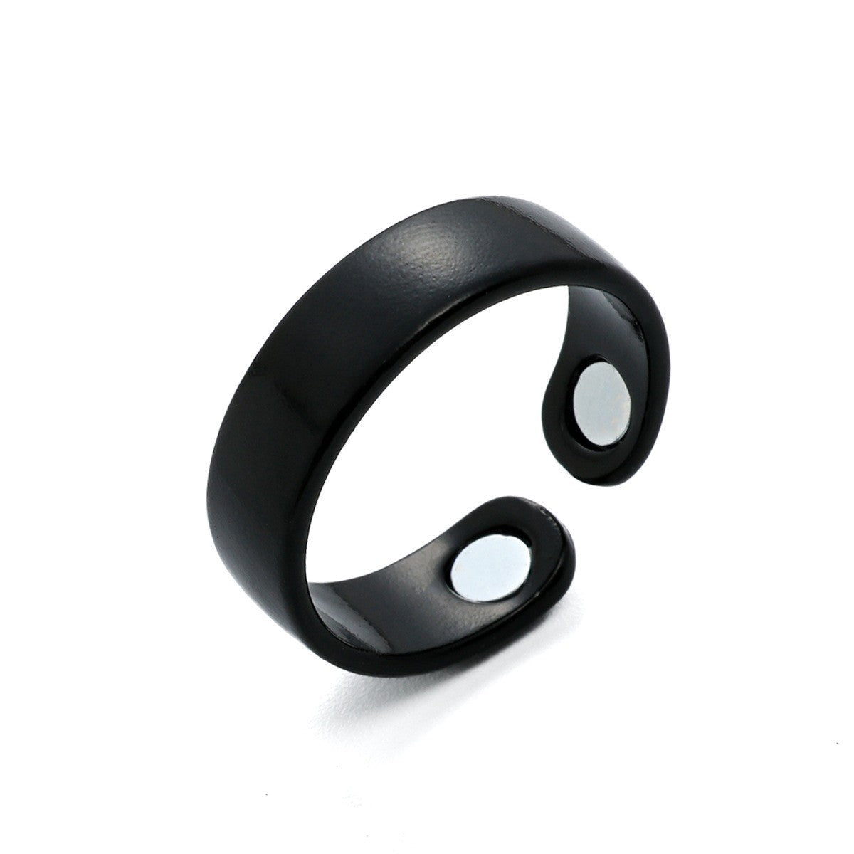 Magnet Couple Alloy Rose Gold Creative Electroplated Rings