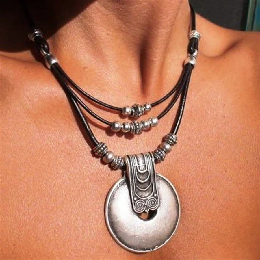 Ethnic Style Retro Artistic Clavicle Chain Necklaces