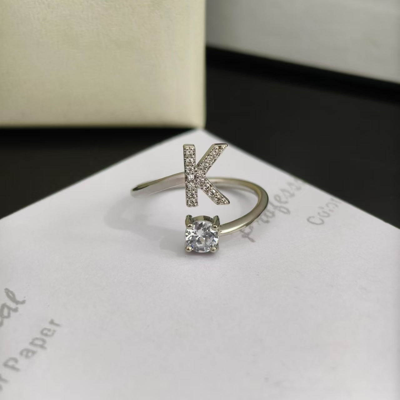 Open Female Your Name My Last English Personality Ring