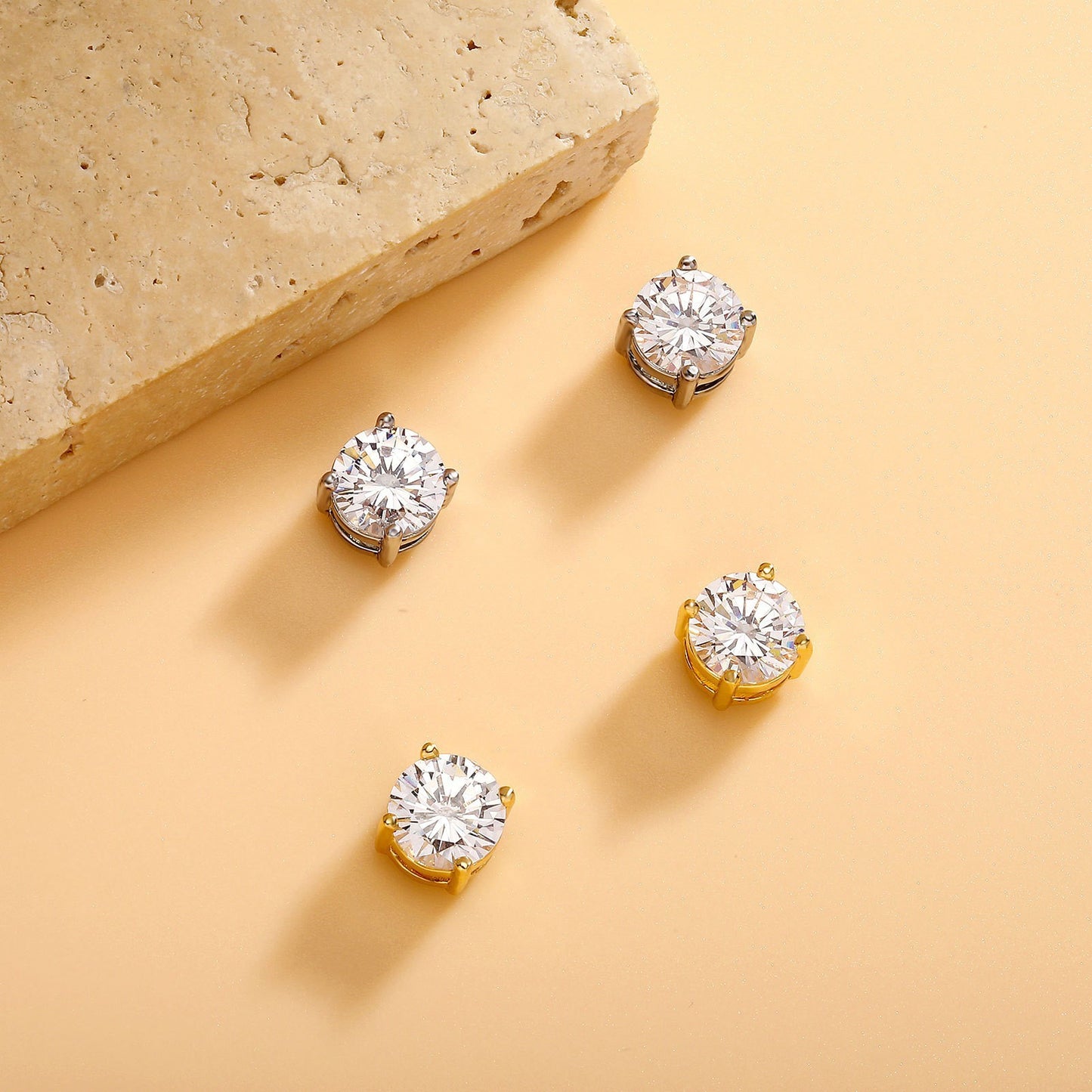 Women's Copper Zircon Fashionable Elegant Style Classic Personality For Sier Rings