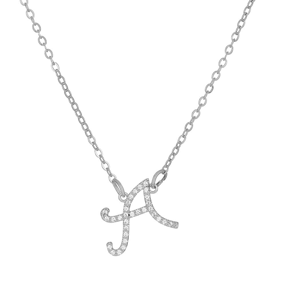 Women's English Letter Retro Fashion Metal Heart Jewelry Set