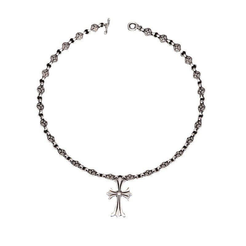 Fashion Cross Handmade Chain Valentine's Day Gift Vintage Imitation Necklace