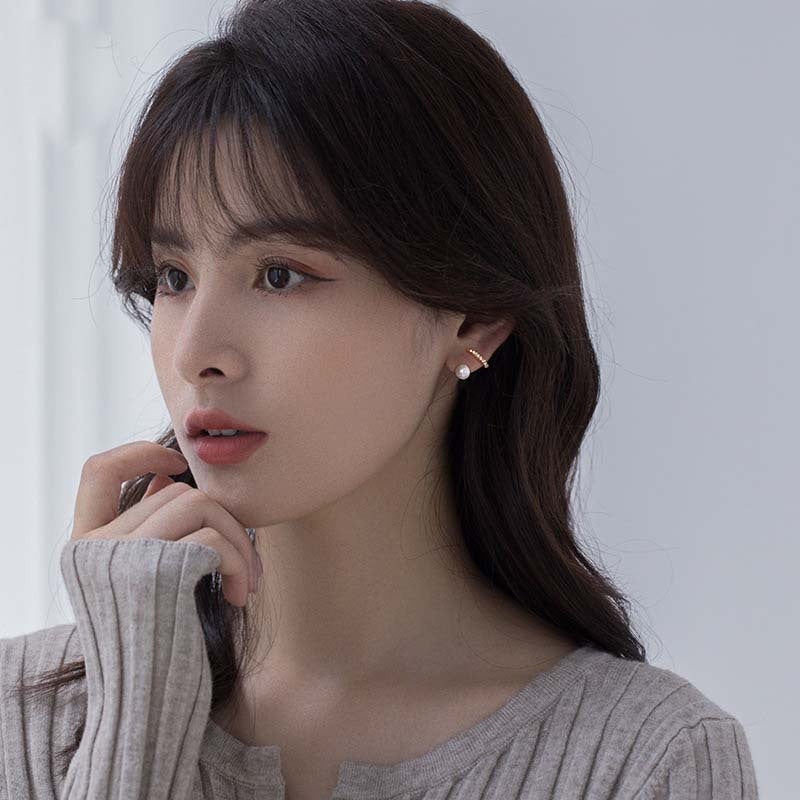 Mosquito Coil Pearl Without Pierced Ears Female Trendy Ear Clip
