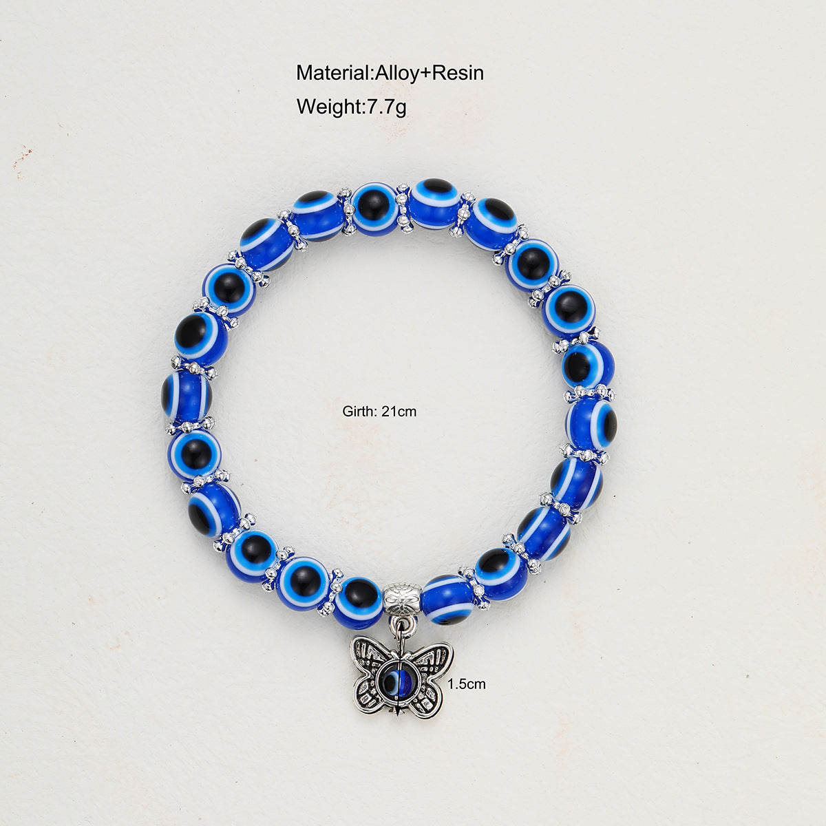 Oeil Papillon Fatima Main Pendentif Turquie Bracelets