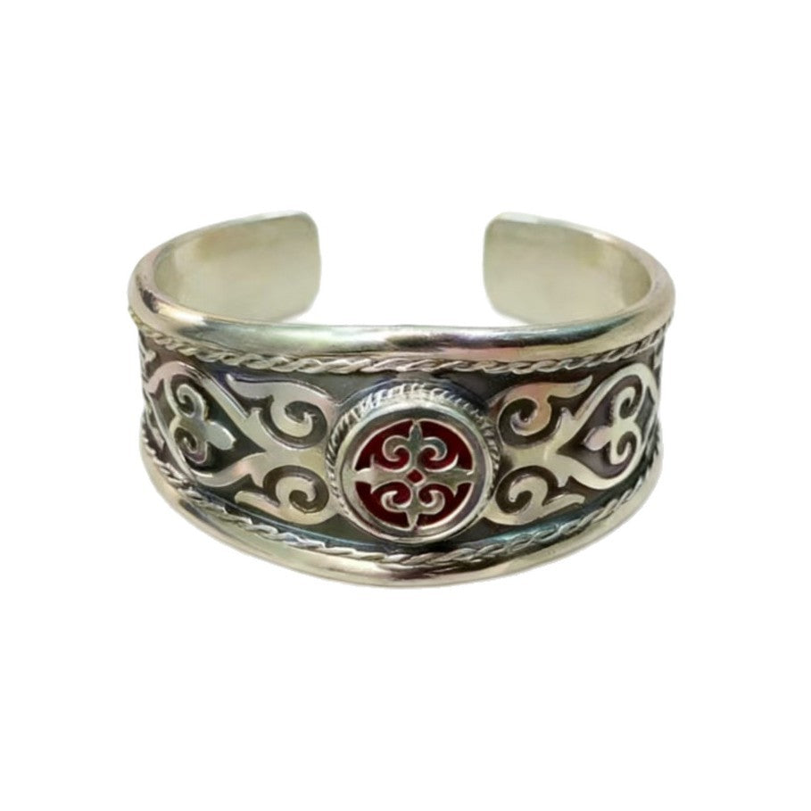 Women's Kazakh Open-ended Horn Pattern Personality Elements Temperament Unique Bracelet