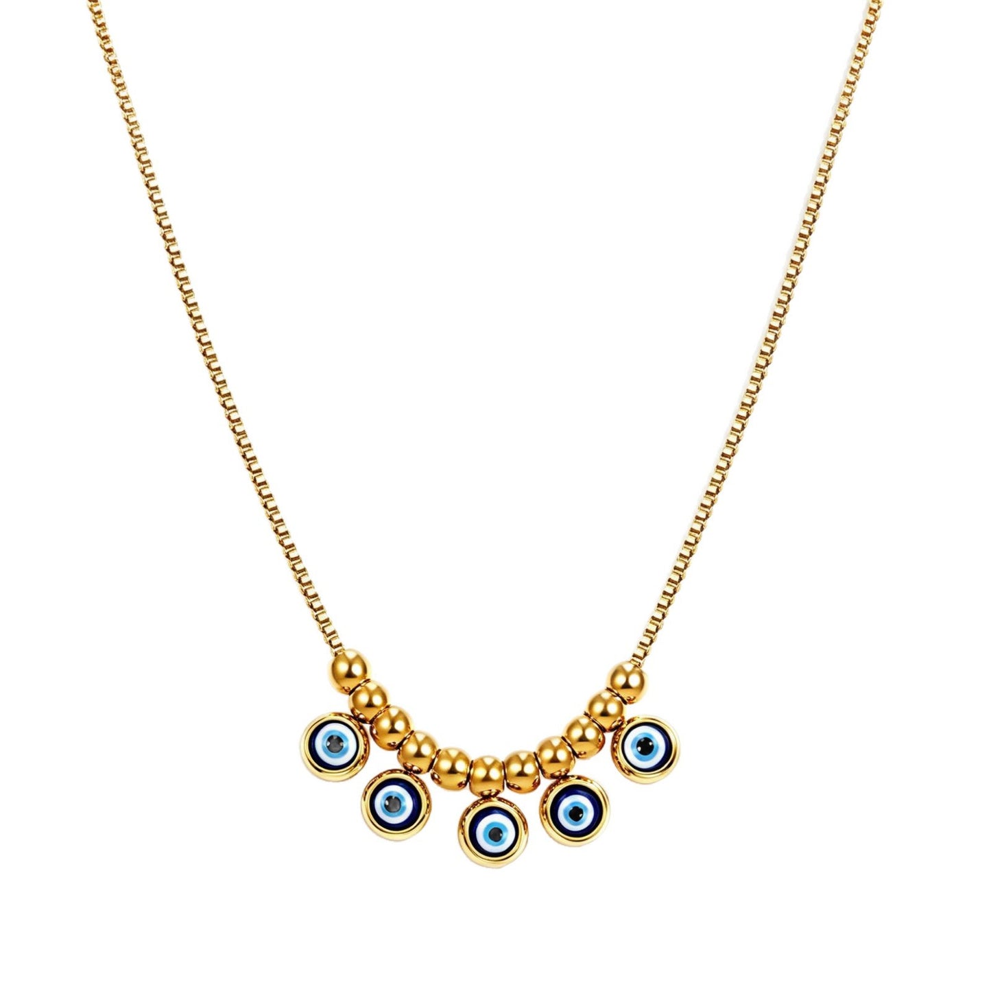 Steel Diamond Tassel Simple Niche Daily Versatile Twin Necklace