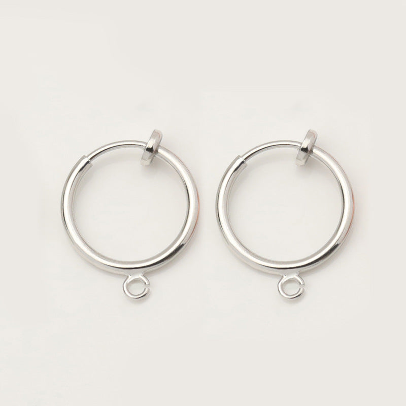 Korean Style Circle Personalized Simple Round Ear Clip