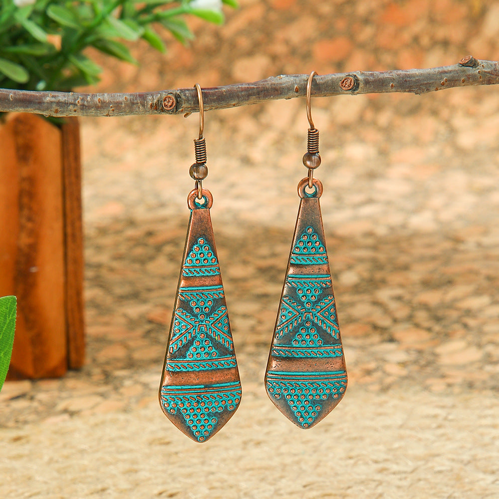Women's Style Geometric For Dignified Hollow Lady Earrings