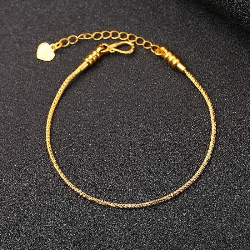 Women's Fashion Snake Bone Adjustable Simple Temperament Extension Bracelet