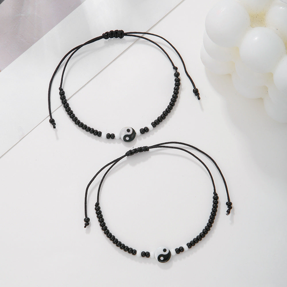 Women's Yin Yang Tai Element Creative Chinese Style Bracelets