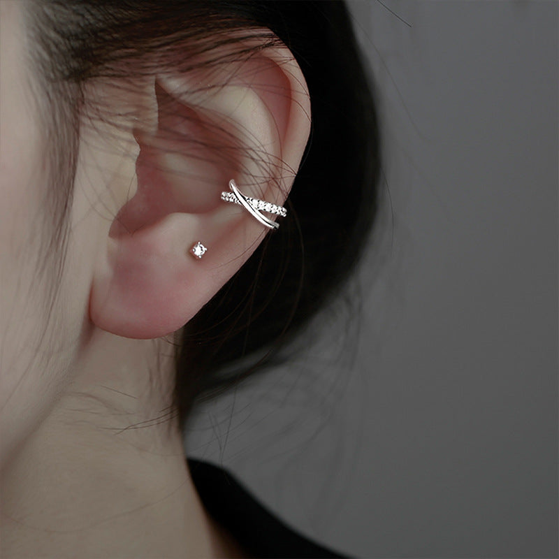 Starry Long Pearl Tassel Zircon Without Rings