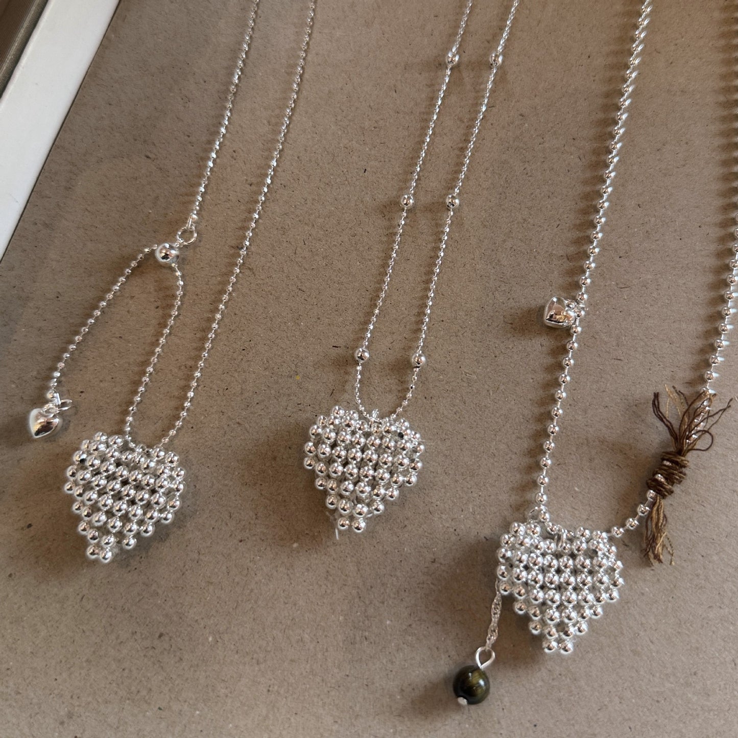 Style Metal Three-dimensional Love High Sense Necklace