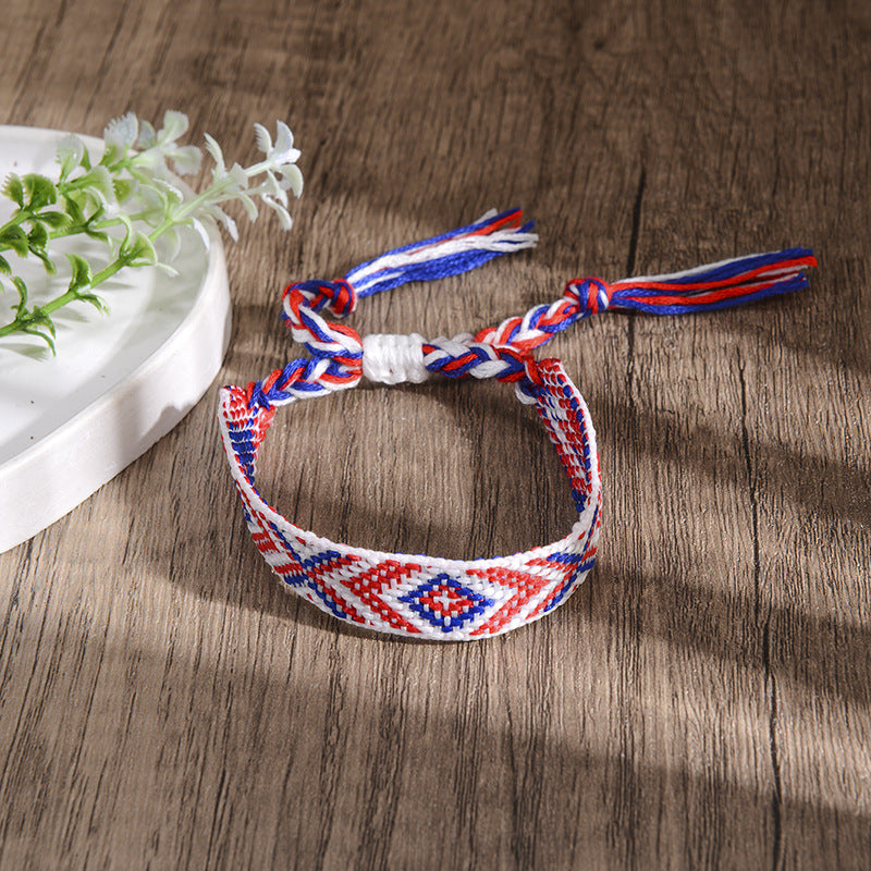 Gland de broderie fait main de style des femmes tissé pour des bracelets