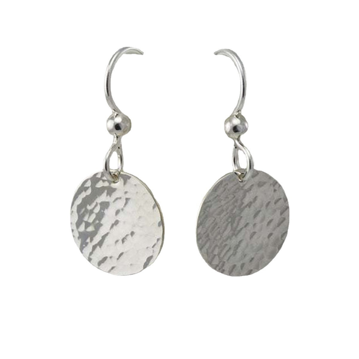Women's Simple Metal Small Round Slice Temperament Earrings