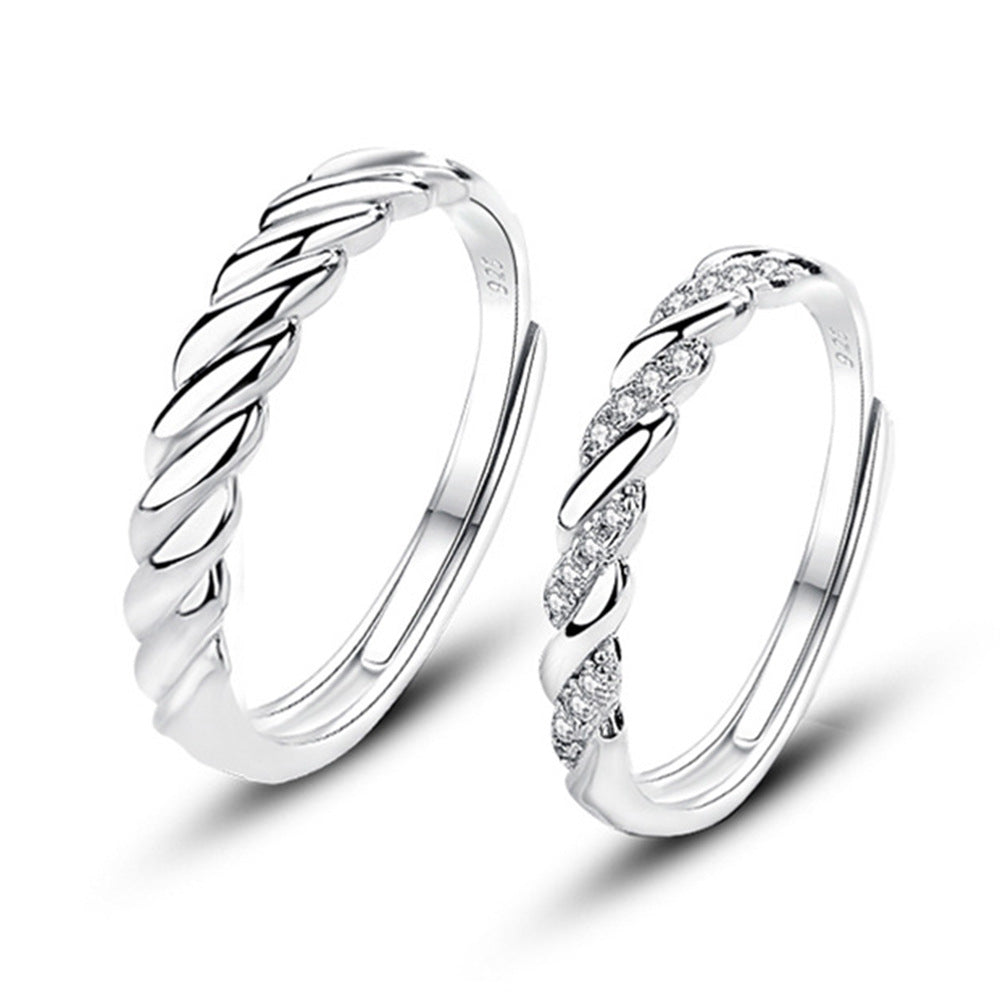 Women's & Men's & Pair Of Style Mobius Strip Simple Fashion Rings