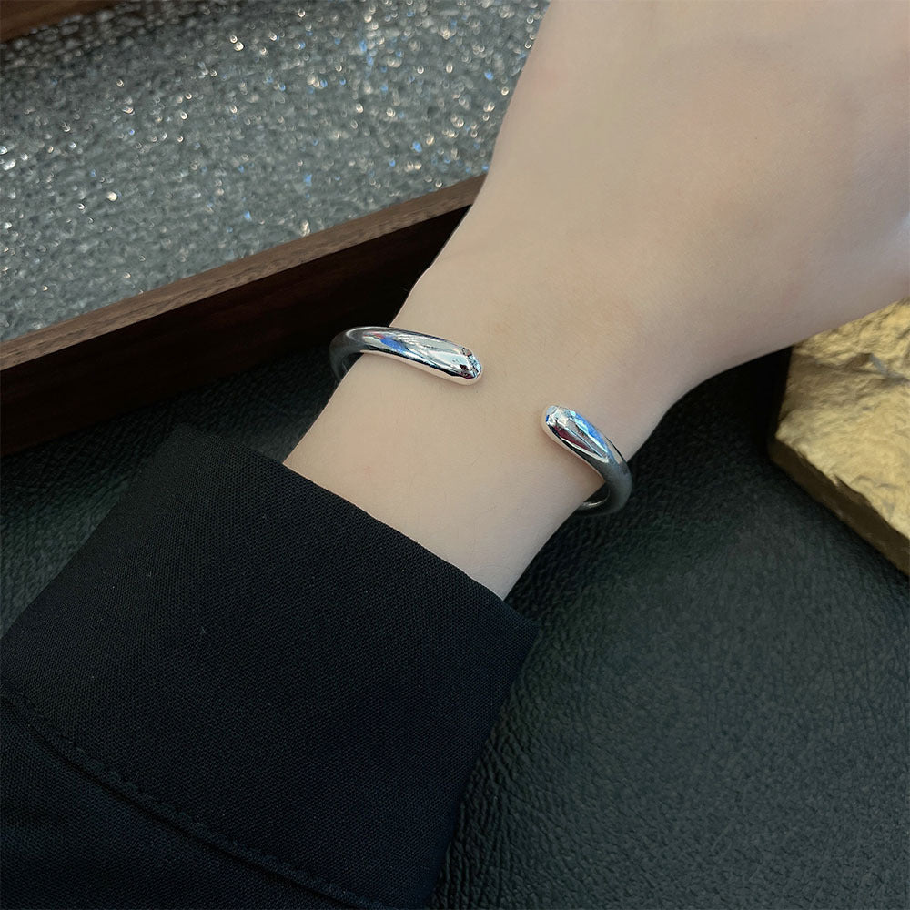 Women's & Men's Cool Style Tear Drops Sense Open-ended Simple Niche Bracelet